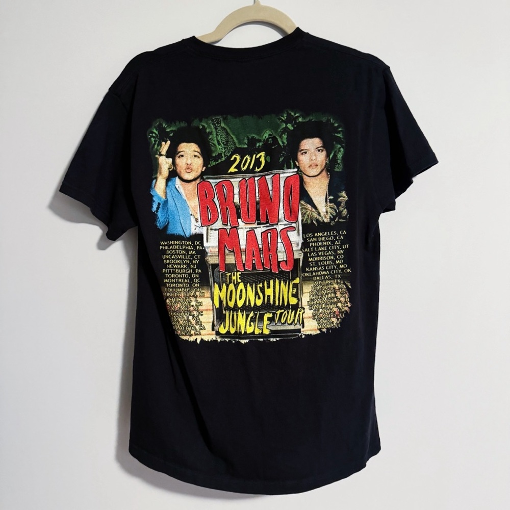 Bruno Mars - The Moonshine Jungle Tour 2013 Graphic Tee - Picture 4 of 4
